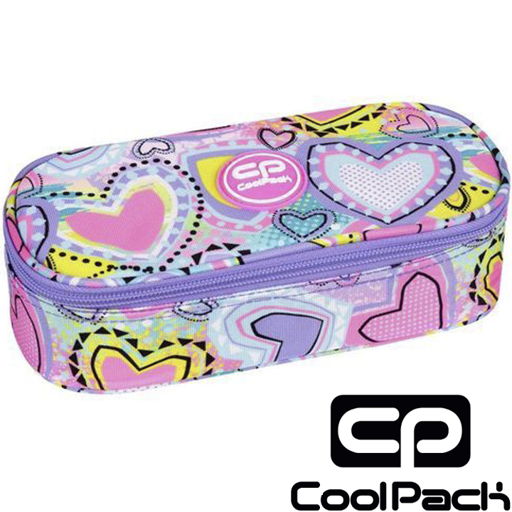 2024 Cool Pack Campus Round Toiletry Pastel Hearts F062832